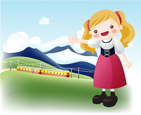 EPS 주간 캐릭터 여자 유럽 외국문화 여행 일러스트 휴가 산 한명 사람 20대 성인 야외 관광지 세계 기차 세계여행 전통의상 스위스 알프스 여자만 여자한명만 성인여자만 청년만 청년여자만 성인한명만 청년여자한명만 성인여자한명만 성인만 일러캐릭터 자연요소 1 전통 나라 문화 육상교통 대중교통 청년 파일형식 벡터