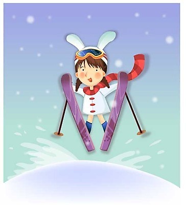 EPS 계절 여자 초등학생 어린이 겨울 일러스트 날씨 스키 스키장 한명 사람 소녀 야외 레포츠 설원 목도리 눈 활강 여자만 여자한명만 어린이만 소녀만 소녀한명만 국내일러스트 자연요소 1 학생 잡화 레저 겨울스포츠 눈_날씨 파일형식 벡터