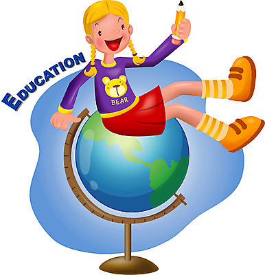 EPS 여자 교육 초등학생 일러스트 청소년 한명 사람 소녀 10대 지구본 여자만 여자한명만 십대만 십대여자만 십대여자한명만 국내일러스트 1 학생 어린이 파일형식 벡터