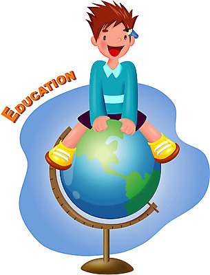 EPS 어린이교육 교육 남자 초등학생 어린이 일러스트 한명 사람 소년 지구본 남자만 남자한명만 어린이만 소년만 소년한명만 국내일러스트 1 학생 파일형식 벡터