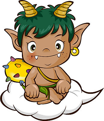 EPS 구름 캐릭터 남자 일러스트 상상 도깨비 상상캐릭터 도깨비방망이 도깨비캐릭터 몬스터 남자만 가상인물 국내일러스트 일러캐릭터 자연요소 사람 방망이 파일형식 벡터