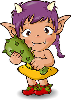 EPS 캐릭터 여자 일러스트 상상 도깨비 상상캐릭터 도깨비방망이 도깨비캐릭터 몬스터 여자만 가상인물 국내일러스트 일러캐릭터 사람 방망이 파일형식 벡터