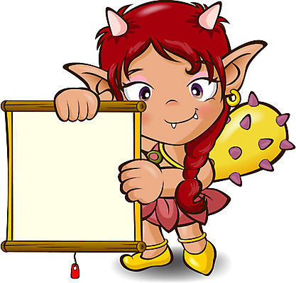 EPS 캐릭터 여자 일러스트 상상 안내 알림 도깨비 상상캐릭터 메모판 도깨비캐릭터 몬스터 여자만 가상인물 국내일러스트 일러캐릭터 사람 파일형식 벡터