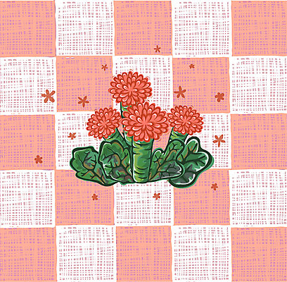 EPS 문양 디자인 꽃 백그라운드 무늬 꽃무늬 패턴 일러스트 벽지 사람없음 사각형 포장지 국내일러스트 도형 식물 포장 파일형식 벡터