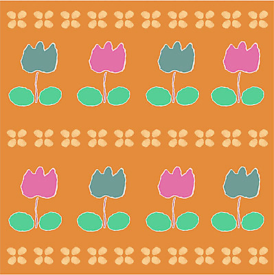 EPS 문양 디자인 꽃 백그라운드 무늬 꽃무늬 패턴 일러스트 벽지 사람없음 튤립 포장지 국내일러스트 식물 포장 파일형식 벡터