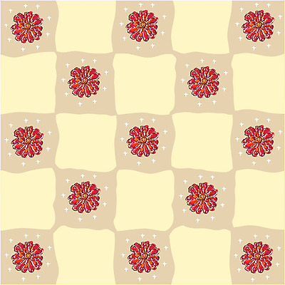 EPS 문양 디자인 꽃 백그라운드 무늬 패턴 일러스트 벽지 사람없음 사각형 포장지 바둑판무늬 국내일러스트 도형 식물 포장 파일형식 벡터