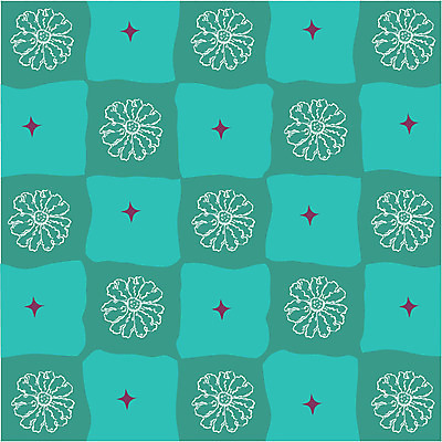 EPS 문양 디자인 꽃 백그라운드 무늬 꽃무늬 패턴 일러스트 벽지 사람없음 사각형 포장지 바둑판무늬 국내일러스트 도형 식물 포장 파일형식 벡터