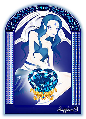 EPS 전통 여자 상징 일러스트 장신구 기념 한명 사람 상반신 20대 성인 9월 광석 보석 오브젝트 사파이어 탄생석 여자만 여자한명만 성인여자만 청년만 청년여자만 성인한명만 청년여자한명만 성인여자한명만 성인만 국내일러스트 1 청년 날짜 파일형식 벡터