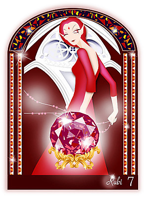 EPS 전통 여자 상징 일러스트 장신구 기념 한명 사람 상반신 20대 성인 광석 보석 오브젝트 7월 루비 탄생석 여자만 여자한명만 성인여자만 청년만 청년여자만 성인한명만 청년여자한명만 성인여자한명만 성인만 국내일러스트 1 청년 날짜 파일형식 벡터