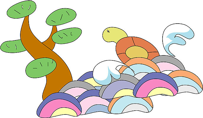 EPS 클립아트 동물 척추동물 명절 일러스트 파충류 새해 한국 사람없음 설날 거북이 십장생 국내일러스트 전통 기념일 아시아 파일형식 벡터