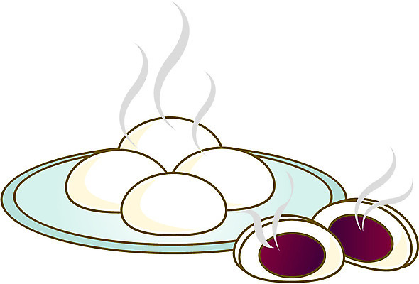 EPS 클립아트 음식 빵 겨울 일러스트 디저트 사람없음 겨울음식 겨울간식 제빵 단팥빵 호빵 앙금 국내일러스트 계절 식재료 제과제빵 파일형식 벡터