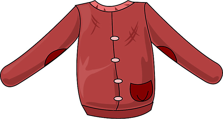 EPS 클립아트 옷 여자 상의 일러스트 사람없음 스웨터 니트 여자만 국내일러스트 사람 파일형식 벡터