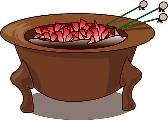 EPS 생활용품 일러스트 불 사람없음 오브젝트 난방 화로 화롯불 국내일러스트 자연요소 그릇 파일형식 벡터