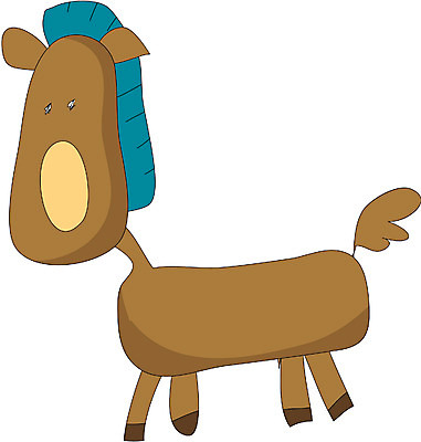 EPS 클립아트 동물 척추동물 캐릭터 한마리 육지동물 일러스트 포유류 사람없음 말_동물 조랑말 망아지 일러캐릭터 1 새끼 파일형식 벡터