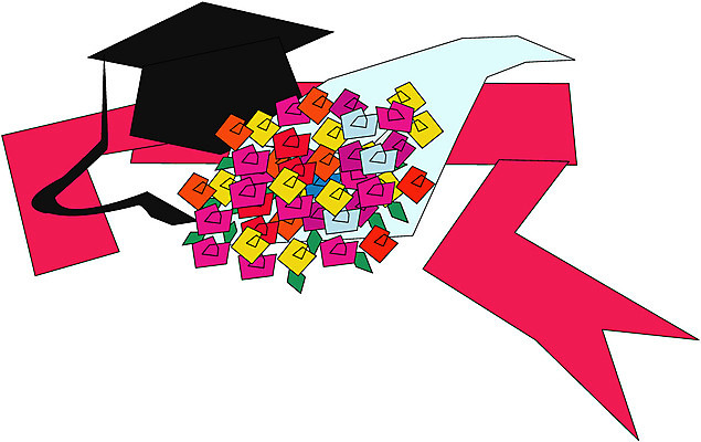 EPS 식물 교육 꽃 꽃다발 일러스트 학사모 졸업 졸업식 사람없음 국내일러스트 모자_잡화 파일형식 벡터