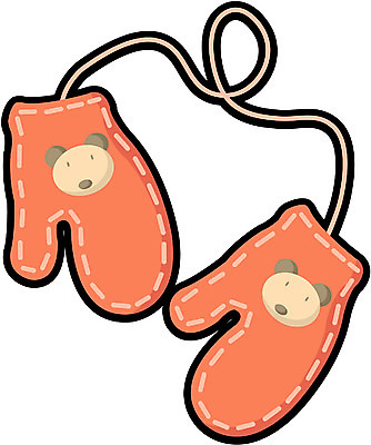 EPS 클립아트 잡화 옷 장갑 겨울 일러스트 털 사람없음 털장갑 벙어리 손모아장갑 국내일러스트 계절 파일형식 벡터