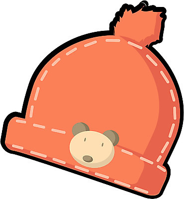 EPS 클립아트 모자 잡화 옷 겨울 일러스트 털 털모자 사람없음 국내일러스트 모자_잡화 계절 파일형식 벡터