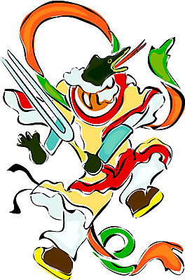 EPS 클립아트 동물 캐릭터 일러스트 상상 전통캐릭터 새해 미술 사람없음 십이지신 운세 뱀띠 뱀 전통의상 벽화 작품 무사 뱀사 일러캐릭터 전통 파충류 문화예술 한자 그림 파일형식 벡터