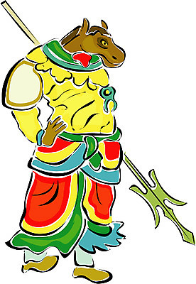 EPS 클립아트 동물 척추동물 캐릭터 육지동물 일러스트 포유류 상상 전통캐릭터 새해 사람없음 십이지신 운세 말_동물 전통의상 말띠 말캐릭터 무사 말오 일러캐릭터 전통 동물캐릭터 파일형식 벡터