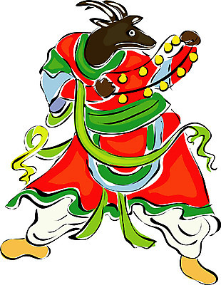 EPS 클립아트 동물 척추동물 캐릭터 육지동물 일러스트 포유류 상상 전통캐릭터 새해 사람없음 십이지신 운세 양 전통의상 무사 일러캐릭터 전통 파일형식 벡터