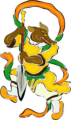 EPS 클립아트 동물 척추동물 캐릭터 육지동물 일러스트 포유류 상상 전통캐릭터 새해 사람없음 십이지신 운세 돼지띠 돼지 전통의상 무사 일러캐릭터 돼지의해 전통 파일형식 벡터