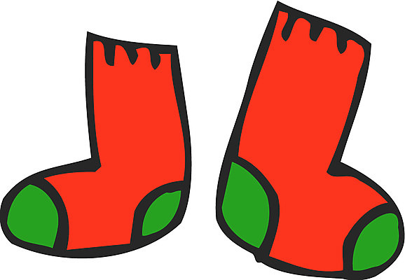 EPS 클립아트 옷 일러스트 양말 사람없음 오브젝트 방한용 국내일러스트 파일형식 벡터
