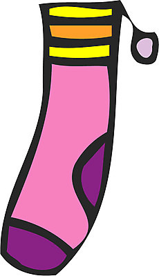 EPS 클립아트 옷 일러스트 양말 사람없음 오브젝트 국내일러스트 파일형식 벡터