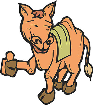 EPS 클립아트 동물 척추동물 육지동물 일러스트 포유류 상상 사람없음 말_동물 조랑말 국내일러스트 파일형식 벡터