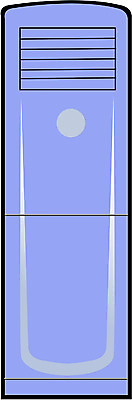 EPS 클립아트 아이콘 사람없음 여름 전자제품 가전제품 에어컨 오브젝트 전자 냉방 2D아이콘 계절 파일형식 벡터