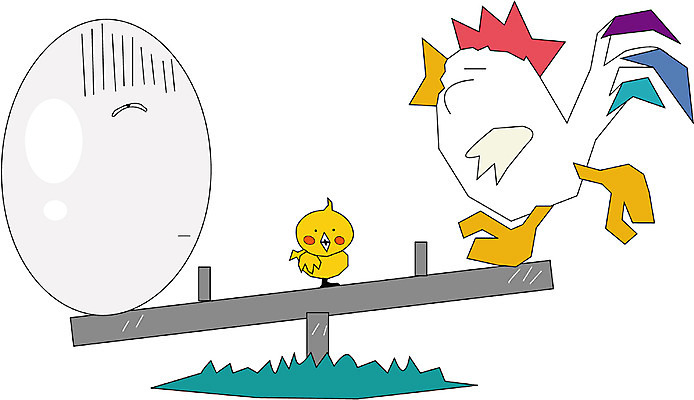 EPS 클립아트 동물 척추동물 캐릭터 두마리 일러스트 병아리 사람없음 파티 계란 치킨 닭 새캐릭터 닭캐릭터 시소 일러캐릭터 동물캐릭터 2 조류 이벤트 알 놀이기구 닭고기요리 파일형식 벡터