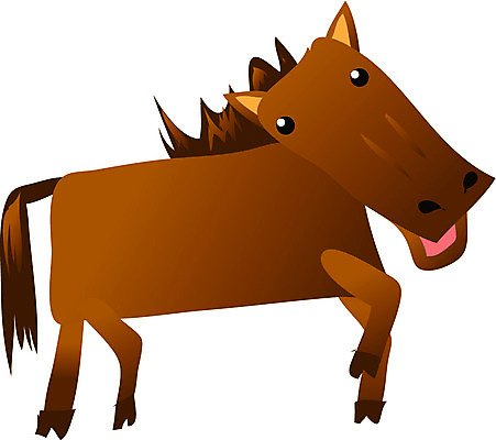 EPS 클립아트 동물 척추동물 캐릭터 한마리 육지동물 일러스트 포유류 상상 새해 사람없음 십이지신 운세 말_동물 말띠 말캐릭터 일러캐릭터 1 동물캐릭터 파일형식 벡터