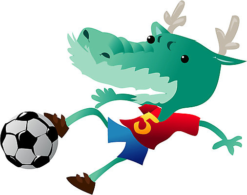 EPS 클립아트 동물 캐릭터 한마리 스포츠 동물캐릭터 일러스트 축구공 상상 새해 축구선수 사람없음 축구 십이지신 용 운세 스포츠캐릭터 용캐릭터 일러캐릭터 1 공 축구용품 운동선수 구기 파일형식 벡터