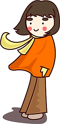 EPS 클립아트 캐릭터 초등학생 어린이 일러스트 바람 한명 사람 소녀 목도리 여자만 여자한명만 어린이만 소녀만 소녀한명만 일러캐릭터 자연요소 1 학생 잡화 여자 날씨 파일형식 벡터