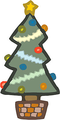 EPS 클립아트 기념일 크리스마스장식 크리스마스 일러스트 크리스마스용품 사람없음 장식 크리스마스트리 축제 오브젝트 국내일러스트 이벤트 용품 파일형식 벡터