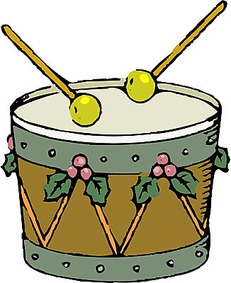EPS 클립아트 악기 음악 크리스마스 겨울 일러스트 타악기 사람없음 북 드럼 작은북 국내일러스트 계절 기념일 문화예술 파일형식 벡터