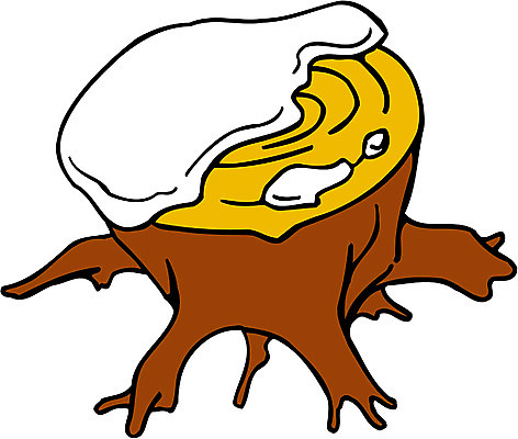 EPS 클립아트 나무 식물 겨울 일러스트 사람없음 눈 나이테 나무밑둥 밑동 국내일러스트 자연요소 계절 날씨 파일형식 벡터