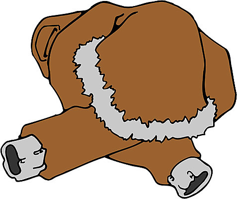 EPS 클립아트 옷 남자 상의 일러스트 사람없음 점퍼 코트 겨울옷 방한용 남자만 국내일러스트 겨울 사람 외투 파일형식 벡터