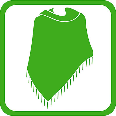 EPS 아이콘 잡화 옷 사람없음 목도리 망토 방한용 숄 2D아이콘 파일형식 벡터