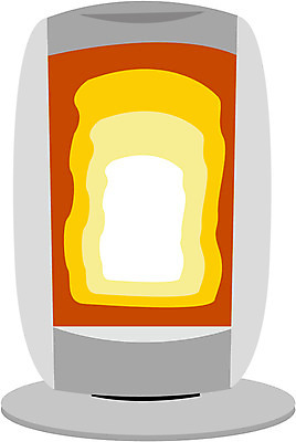 EPS 클립아트 일러스트 사람없음 전자제품 가전제품 스토브 난방기 난로 오브젝트 난방용품 전기난로 국내일러스트 난방 파일형식 벡터