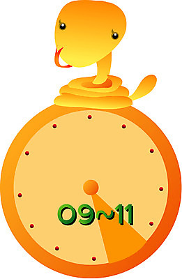 EPS 클립아트 동물 척추동물 한마리 시계 일러스트 파충류 사람없음 십이지신 운세 뱀띠 뱀 시간표 뱀사 국내일러스트 1 한자 계획 파일형식 벡터