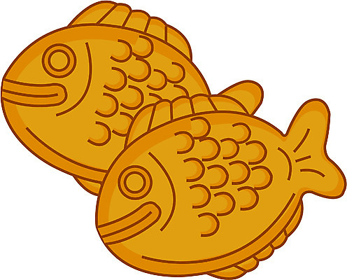 EPS 클립아트 음식 빵 일러스트 디저트 사람없음 겨울음식 겨울간식 군것질 붕어빵 풀빵 국내일러스트 겨울 파일형식 벡터