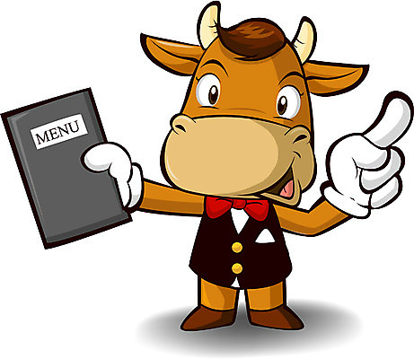 EPS 동물 척추동물 캐릭터 육지동물 일러스트 홍보캐릭터 포유류 사람없음 요식업 식당 소 웨이터 알림 메뉴 황소 음식점캐릭터 메뉴소개 뼈다귀해장국 소머리국밥 일러캐릭터 직업 산업 상점 국밥 해장국 파일형식 벡터