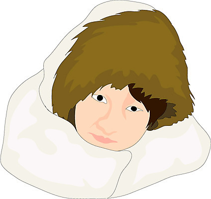 EPS 클립아트 여자 겨울 일러스트 청소년 털모자 한명 사람 10대 털옷 여자만 여자한명만 십대만 십대여자만 십대여자한명만 국내일러스트 모자_잡화 1 옷 계절 파일형식 벡터