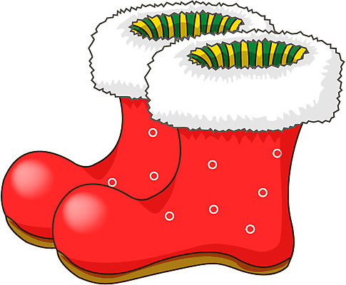 EPS 잡화 신발 크리스마스장식 크리스마스 일러스트 양말 부츠 장화 사람없음 털신 국내일러스트 기념일 파일형식 벡터