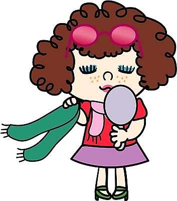 EPS 전신 클립아트 여자 일러스트 한명 서기 사람 20대 성인 쇼핑 쇼핑백 스카프 목도리 거울 파마 주근깨 여자만 여자한명만 성인여자만 청년만 청년여자만 성인한명만 청년여자한명만 성인여자한명만 성인만 국내일러스트 1 헤어스타일 잡화 가방 모션 청년 점 파일형식 벡터