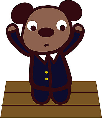 EPS 전신 클립아트 동물 척추동물 캐릭터 육지동물 교육 동물캐릭터 일러스트 포유류 상상 교육캐릭터 앉기 사람없음 스쿨라이프 곰인형 복도 꾸지람 곰캐릭터 벌서기 벌칙 일러캐릭터 라이프스타일 인형 곰 학교 모션 체벌 파일형식 벡터