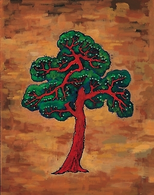 포토 JPG 나무 식물 한국문화 한국전통 전통 수묵화 사람없음 솔 소나무 동양화 작품 한국화 십장생 국내포토 동양문화 한국 미술 파일형식