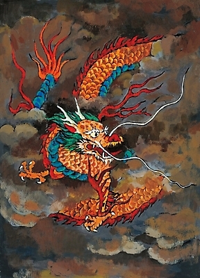 포토 JPG 동물 한국전통 상상 하늘 사람없음 십이지신 용 운세 무사 국내포토 전통 한국 파일형식