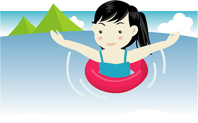 EPS 주간 클립아트 계절 여자 초등학생 어린이 바다 여행 일러스트 물놀이 휴가 한명 사람 소녀 상반신 야외 여름 여름휴가 바캉스 휴양지 튜브 여자만 여자한명만 어린이만 소녀만 소녀한명만 국내일러스트 자연요소 1 학생 놀이 장소 파일형식 벡터 여름_계절