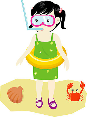 EPS 전신 클립아트 계절 여자 초등학생 어린이 여행 일러스트 휴가 한명 서기 사람 소녀 여름 여름휴가 바캉스 물안경 휴양지 튜브 여자만 여자한명만 어린이만 소녀만 소녀한명만 국내일러스트 1 학생 모션 장소 수영용품 파일형식 벡터 여름_계절